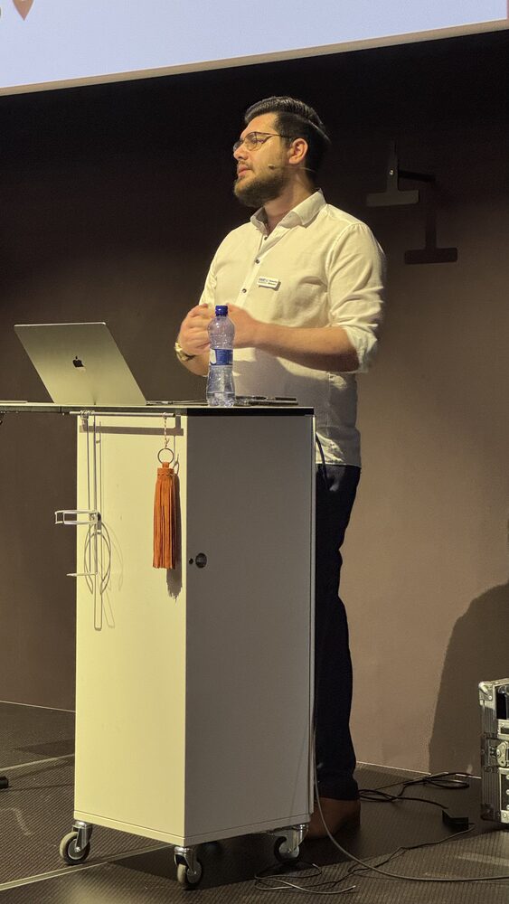 Sebastian Wittmann auf der Bühne